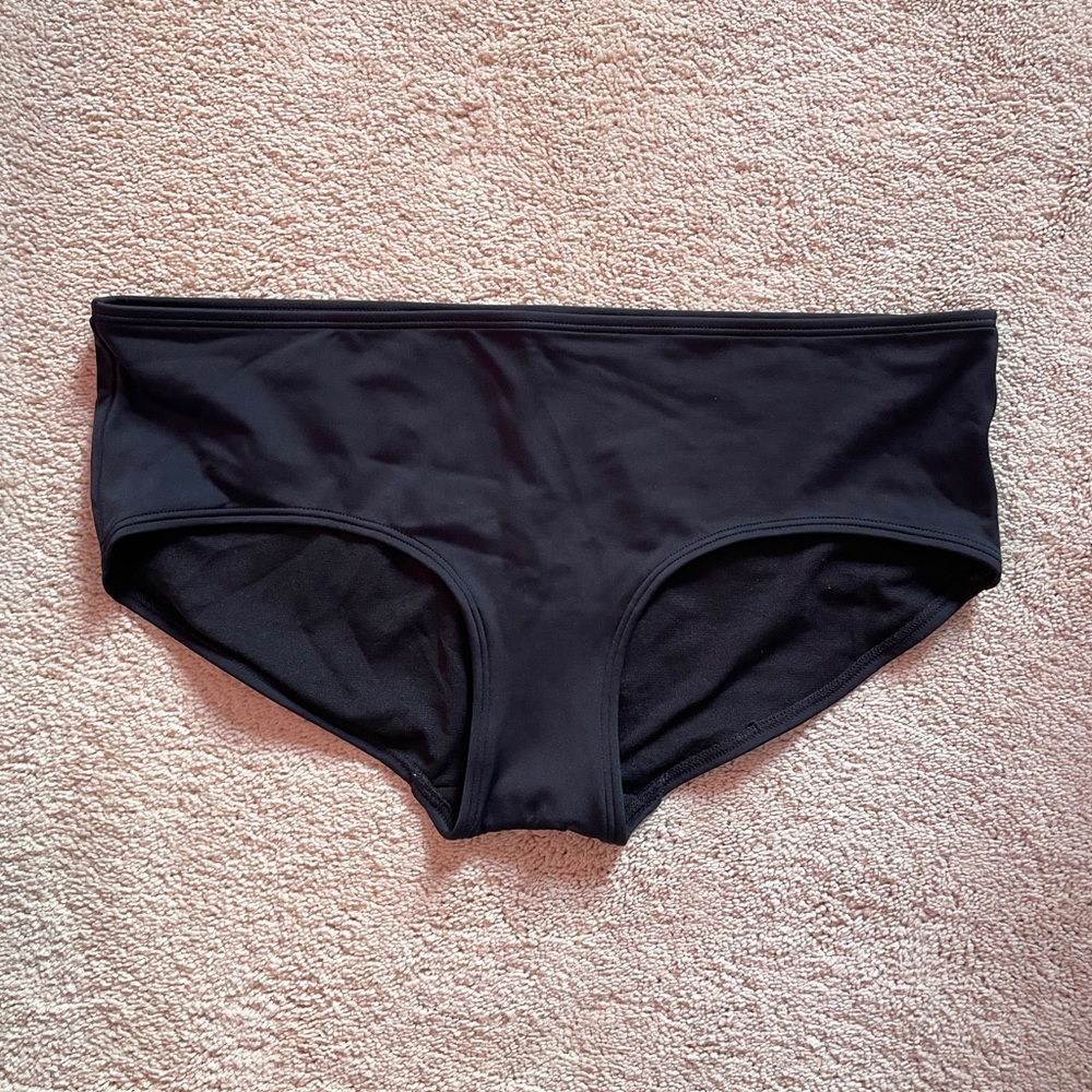 Boden Women’s Full Coverage Hipster Briefs Bikini Swim Bottoms Black